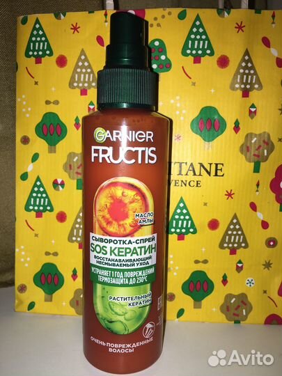 Сыворотка-спрей Garnier SOS кератин