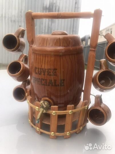 Керамический бочонок сувенирный