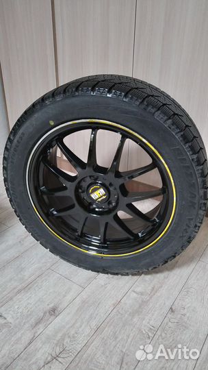 Диски Alcasta R17 шины Bridgestone Blizzak зимние