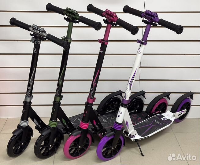 Самокат двухколесный, городской детский, взрослый