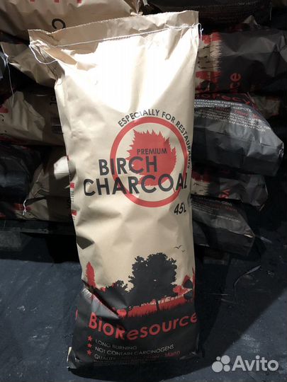 Уголь березовый древесный 45л от производителя