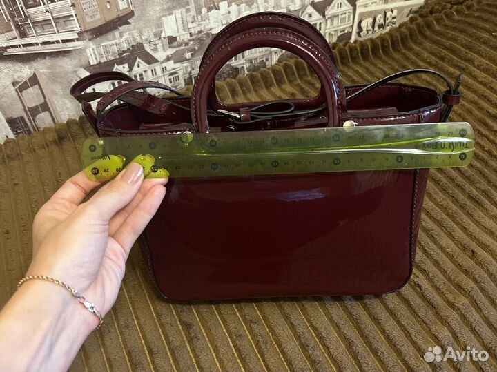 Сумка бордовая
