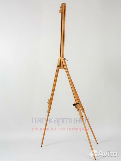 Коробка 12 шт.: Мольберт Две картинки тренога, дер
