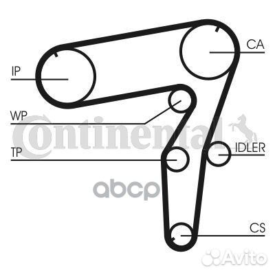 Ремень грм CT918 Continental