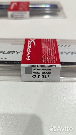 Оперативная память DDR3 Hyperx 1600MHz 8gb