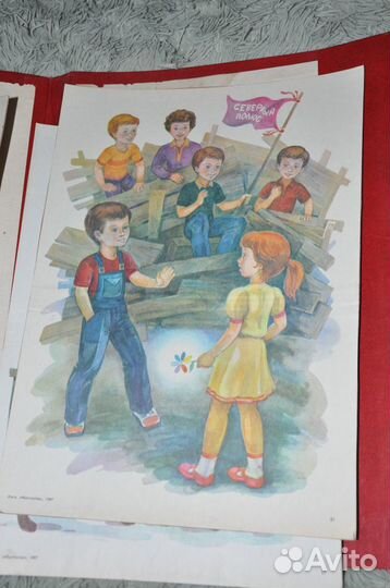 Обучающее пособие плакаты СССР
