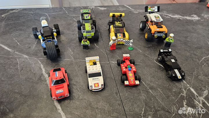 Машинки lego / Лего 8 шт. Оригинал