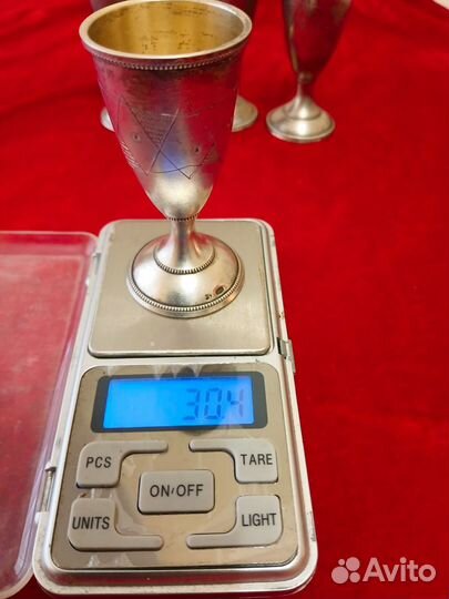 Серебряные рюмки СССР