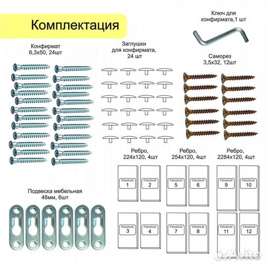 Полка настенная Tesseract, 30х20х30см, серый