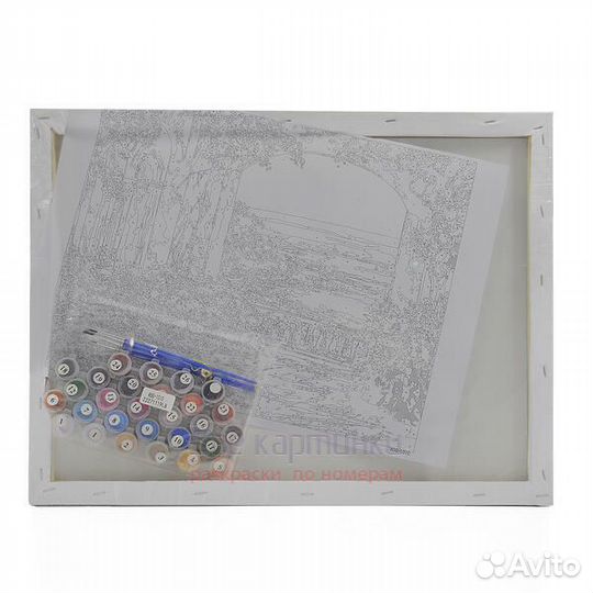 Картина по номерам 40x50 Девушка с маской из