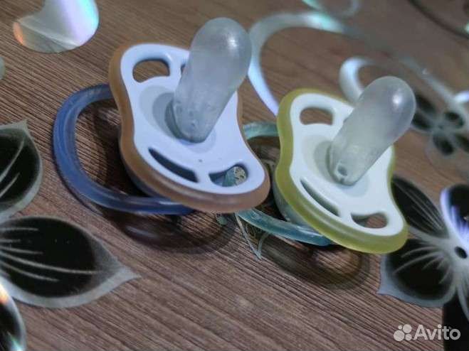 Соски пустышки avent до 6 мес