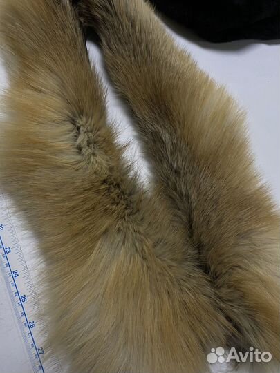 Воротник из меха лисы