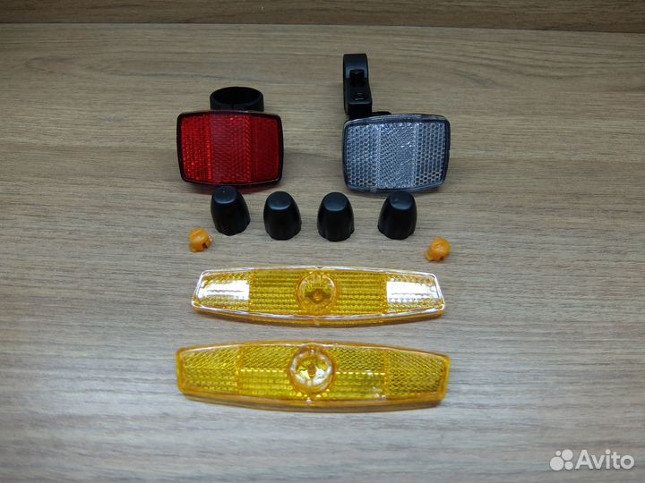 Комплект светоотражающих катафотов на велосипед