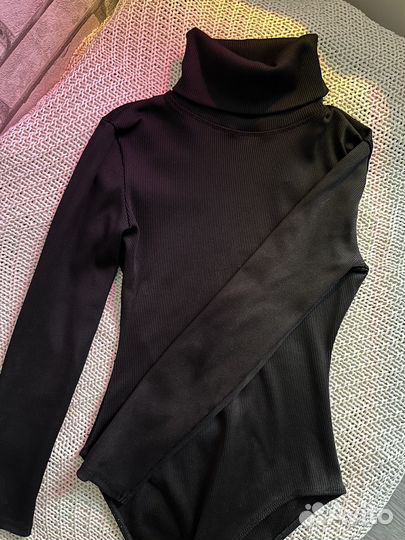 Боди с высоким горлом zara