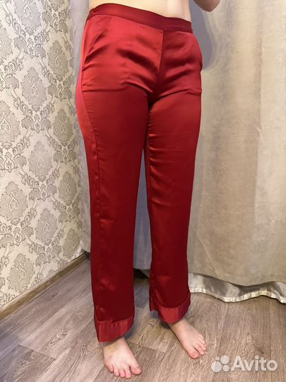 Брюки шелковые женские