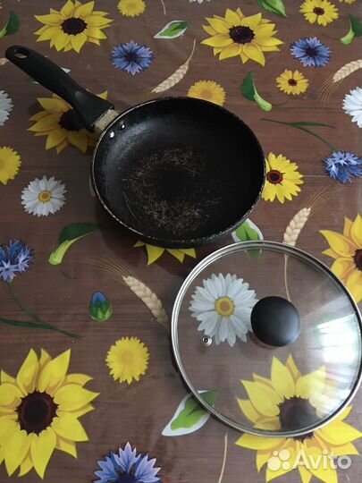 Сковорода с крышкой 18 см