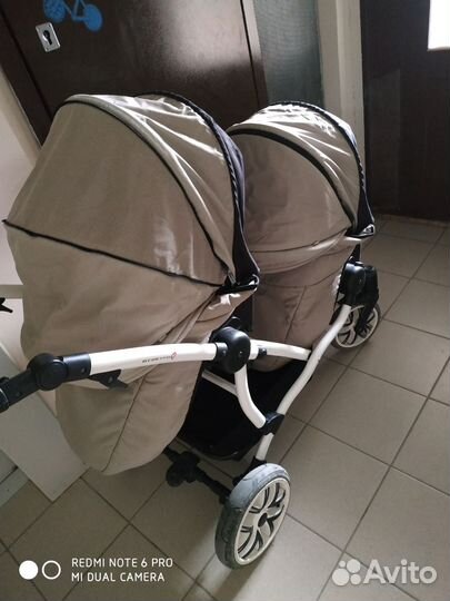 Коляска для двойни/погодок 2в1