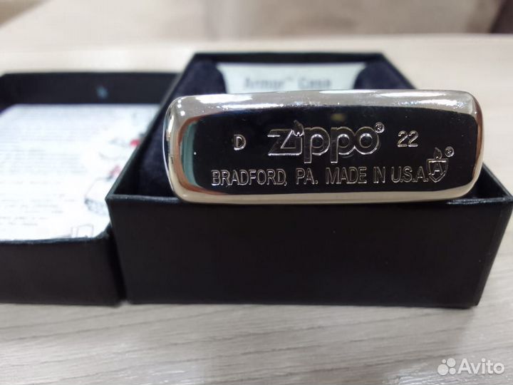 Новая Зажигалка Zippo Armor Logo оригинал 2022г