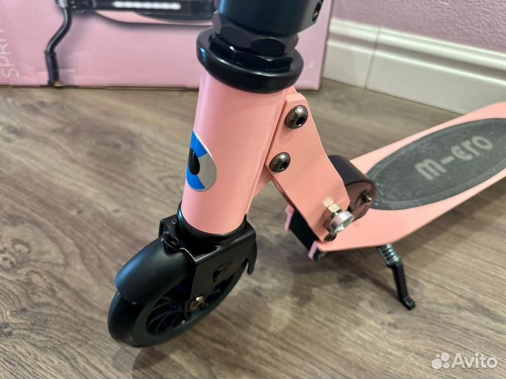 Самокат двухколесный micro sprite deluxe LED