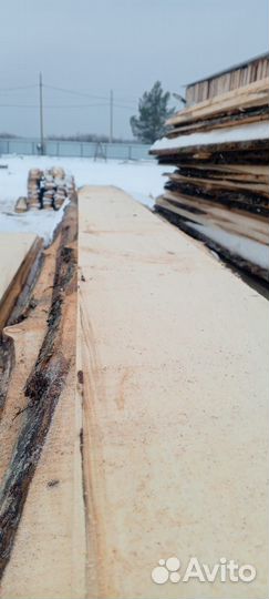 Доска осина/береза необрезная