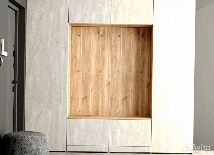 Встроенный шкаф в прихожую под заказ