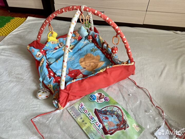 Детский развивающий коврик для детей игровой ковер