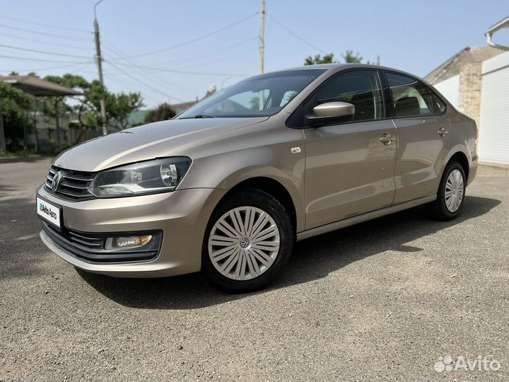 Volkswagen Polo 1.6 AT, 2016, 140 500 км