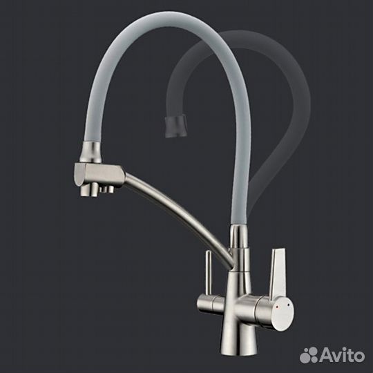 Gappo G4398 Смеситель для кухни, сатин