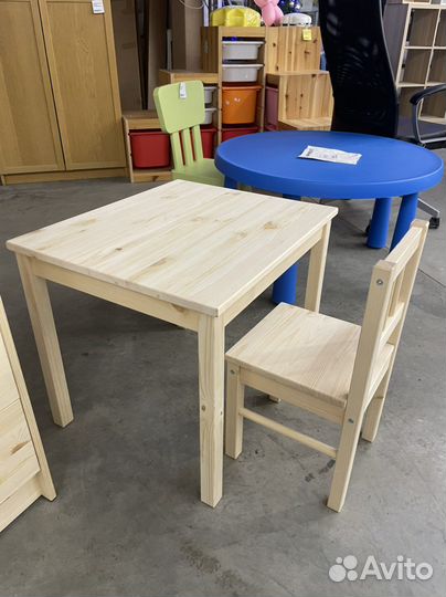 Детский стол + стул, новый набор Икеа