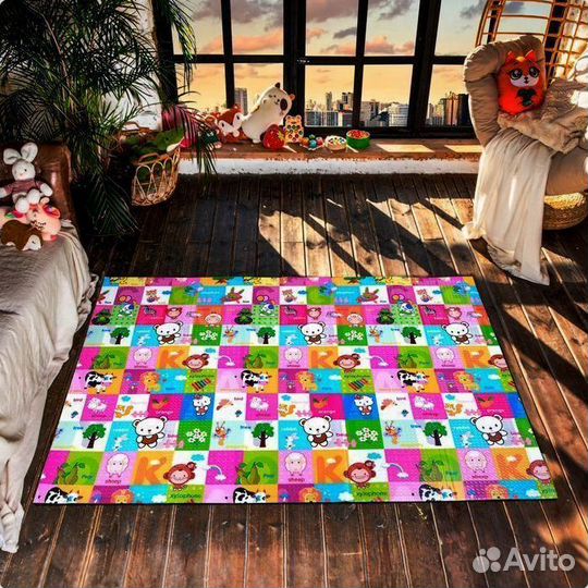 Детский коврик для ползания новый