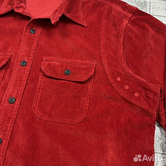 Рубашка из крупного Велюра Ralph Lauren Red Shirt