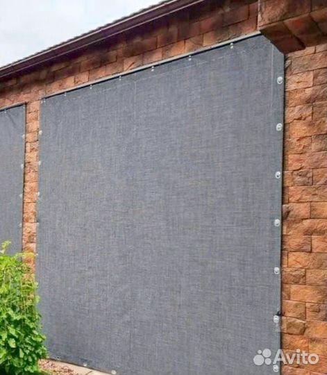 Затеняющие шторы для веранд и беседок