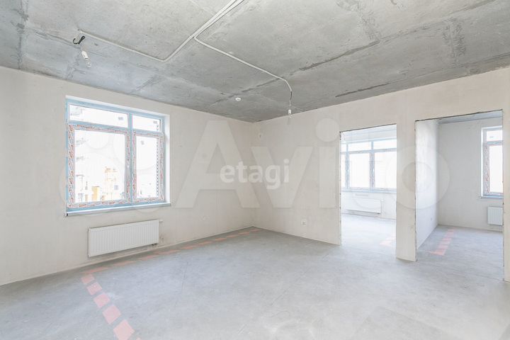 2-к. квартира, 51,6 м², 3/13 эт.