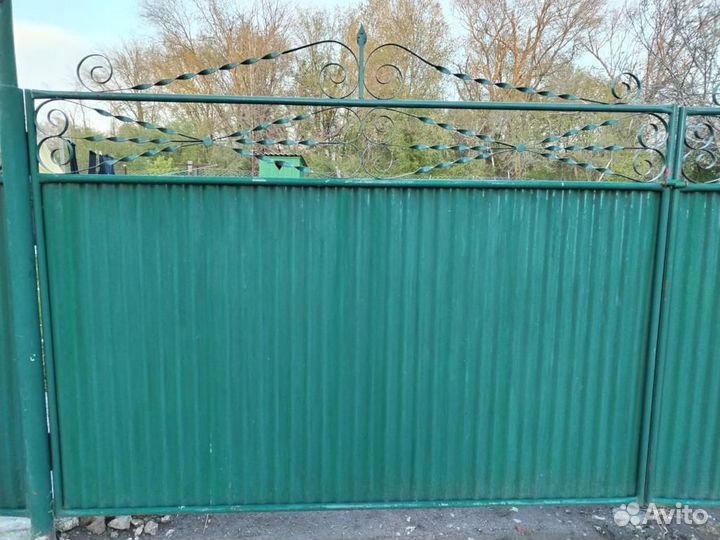 Забор металлический бу