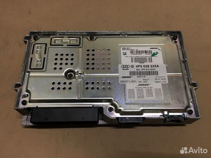 Усилитель акустической системы звука Audi A6 C6 4F