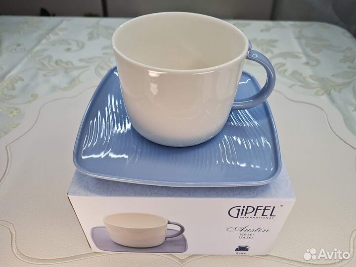 Чайная пара Gipfel Austin костяной фарфор