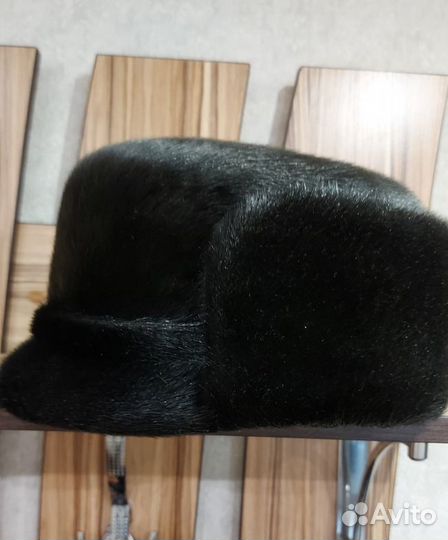Норковая шапка мужская