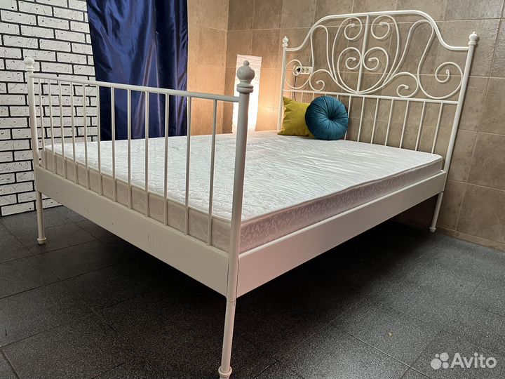 Кровать с матрасом IKEA доставка бесплатно