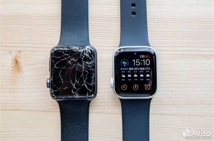 Замена разбитого стекла на Apple Watch