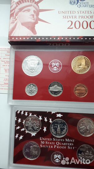 США Годовой набор 2000.10 шт. Двор - S