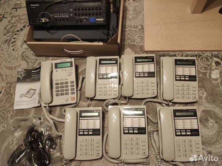 Атс Panasonic KX-TDA30, с/т Panasonic KX-TS2565RU