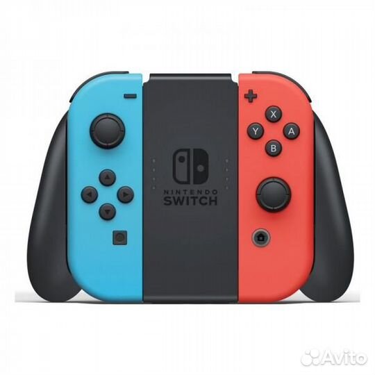 Nintendo Switch rev.2 32 гб, неоновый синий/неонов