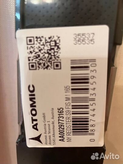 Горные лыжи atomic redster S9 FIS SL 165+ icon24