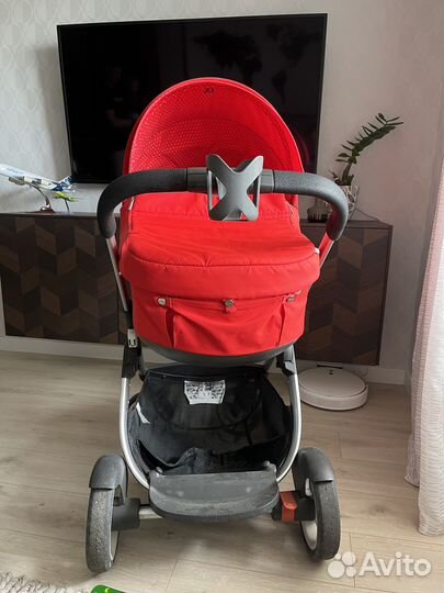 Коляска Stokke crusi люлька+шасси