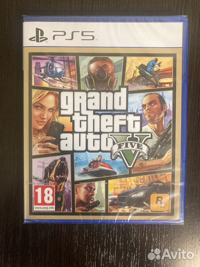 Продам диск ps5 gta v