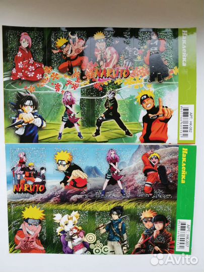 Наклейки Наруто