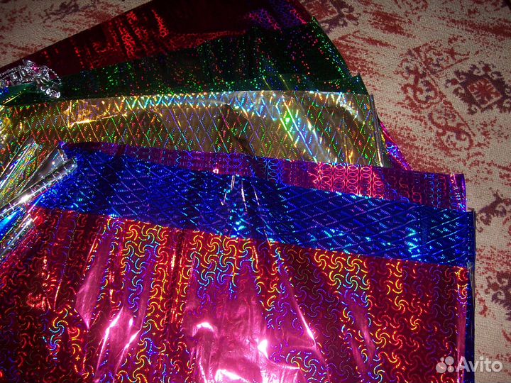 Праздничная голографическая плёнка