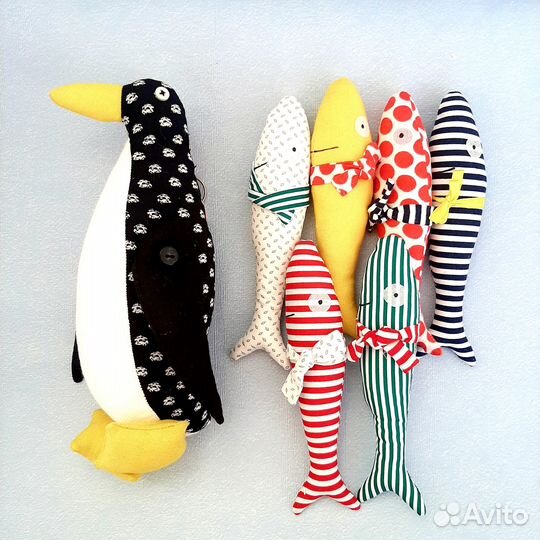 Новые мягкие игрушки на морскую тему Тильда