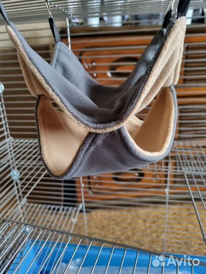 Комплект с клеткой для крыс и дегу