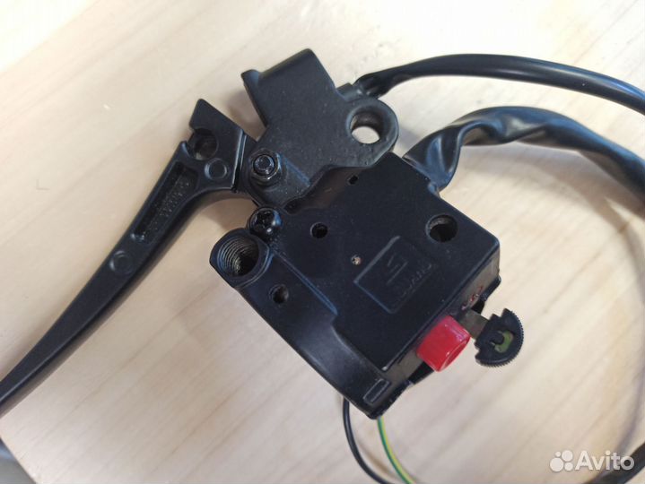 Блок переключения с рычагом на мопед